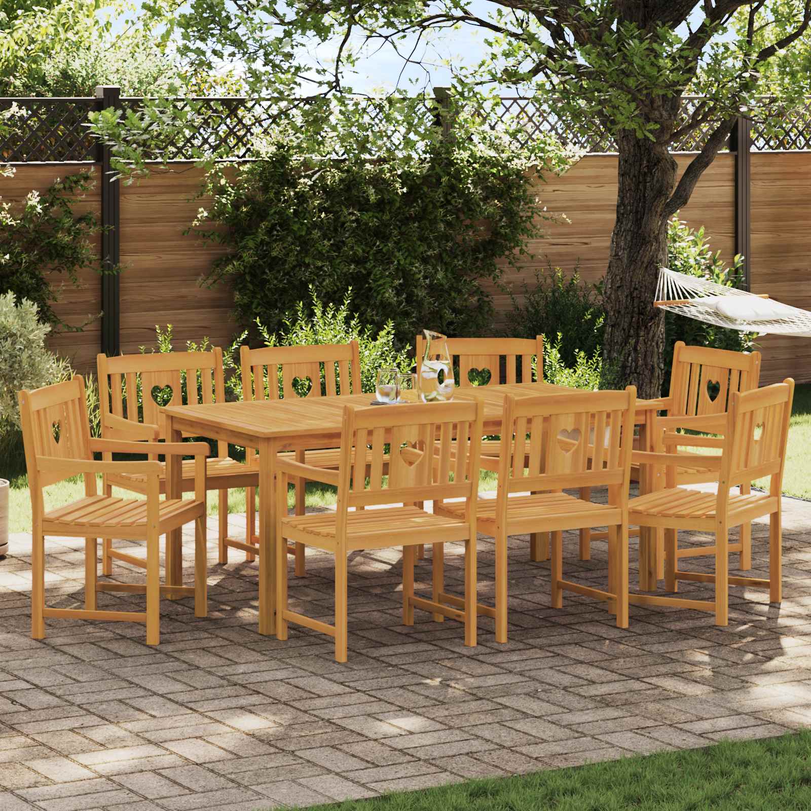 Garden Chairs 2 Pcs Natural Solid Acacia Wood