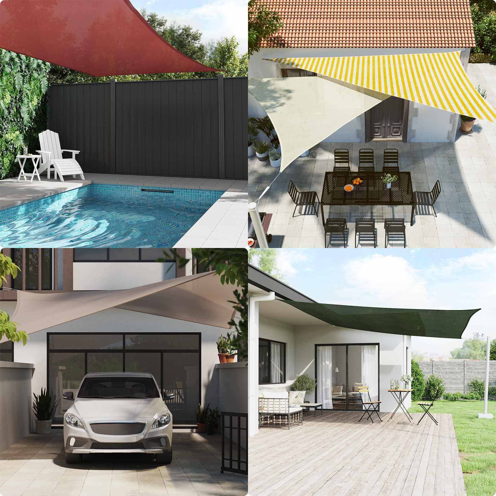 Sunshade Sail 160 G/M² Hdpe