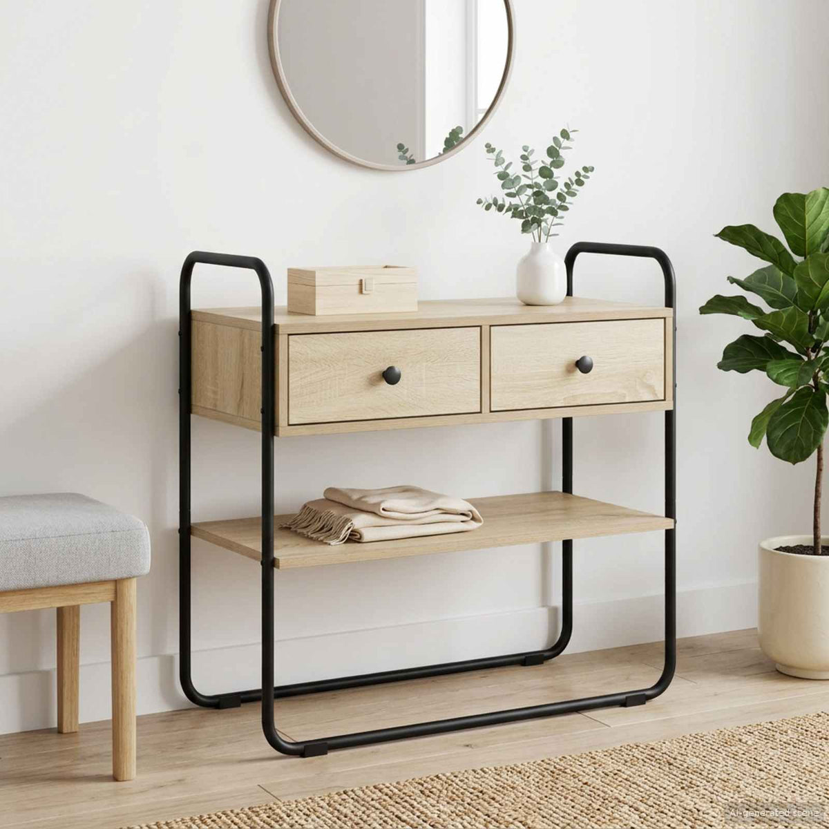 Console Table Engineered Wood