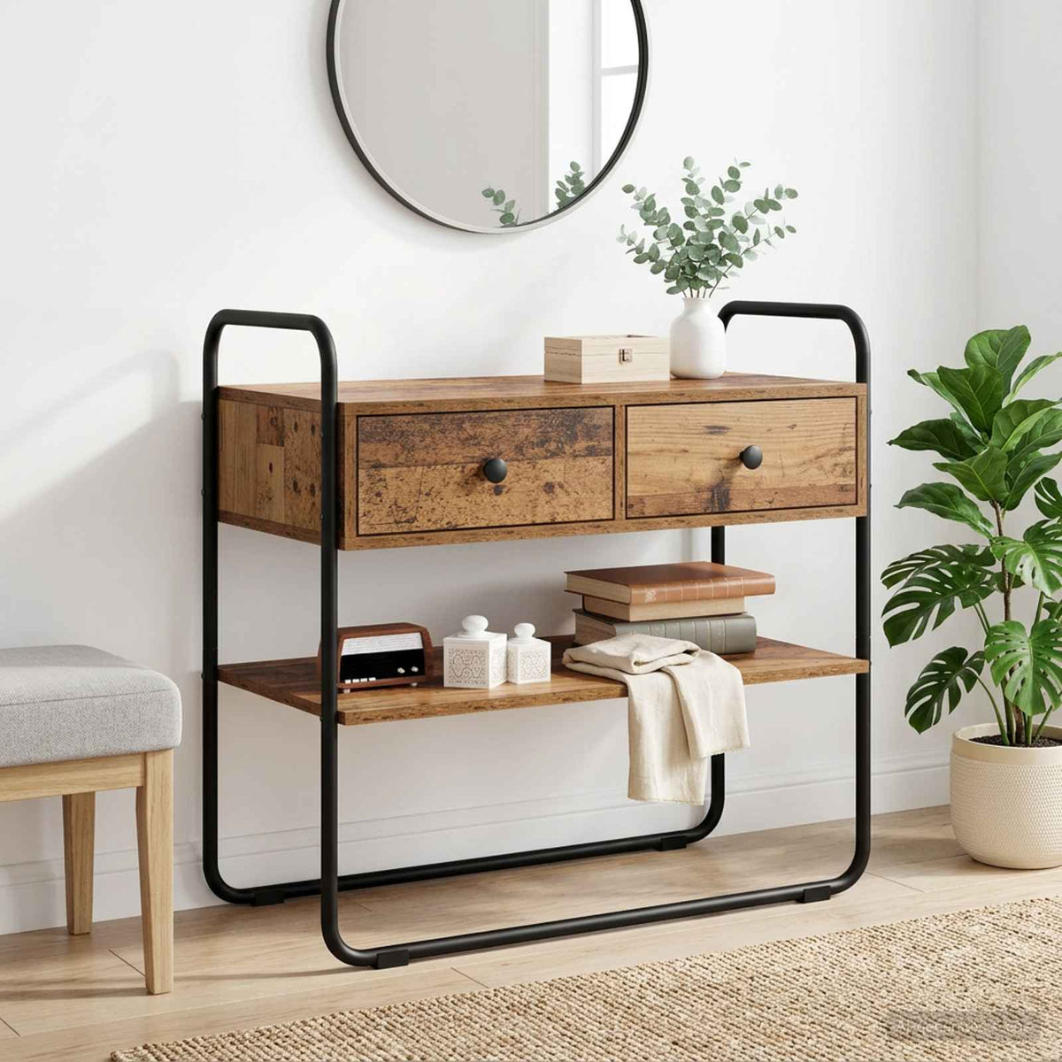 Console Table Engineered Wood
