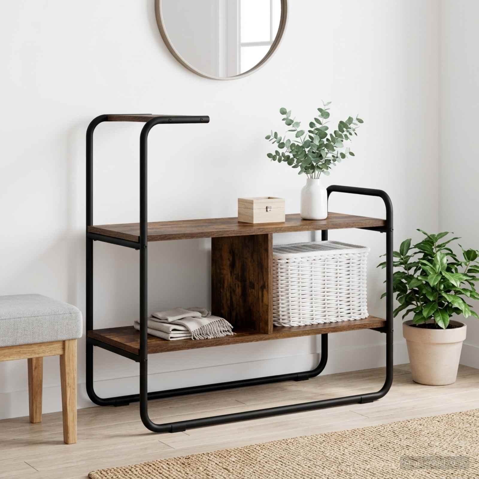 Console Table 80 X 35 X 75 Cm Engineered Wood