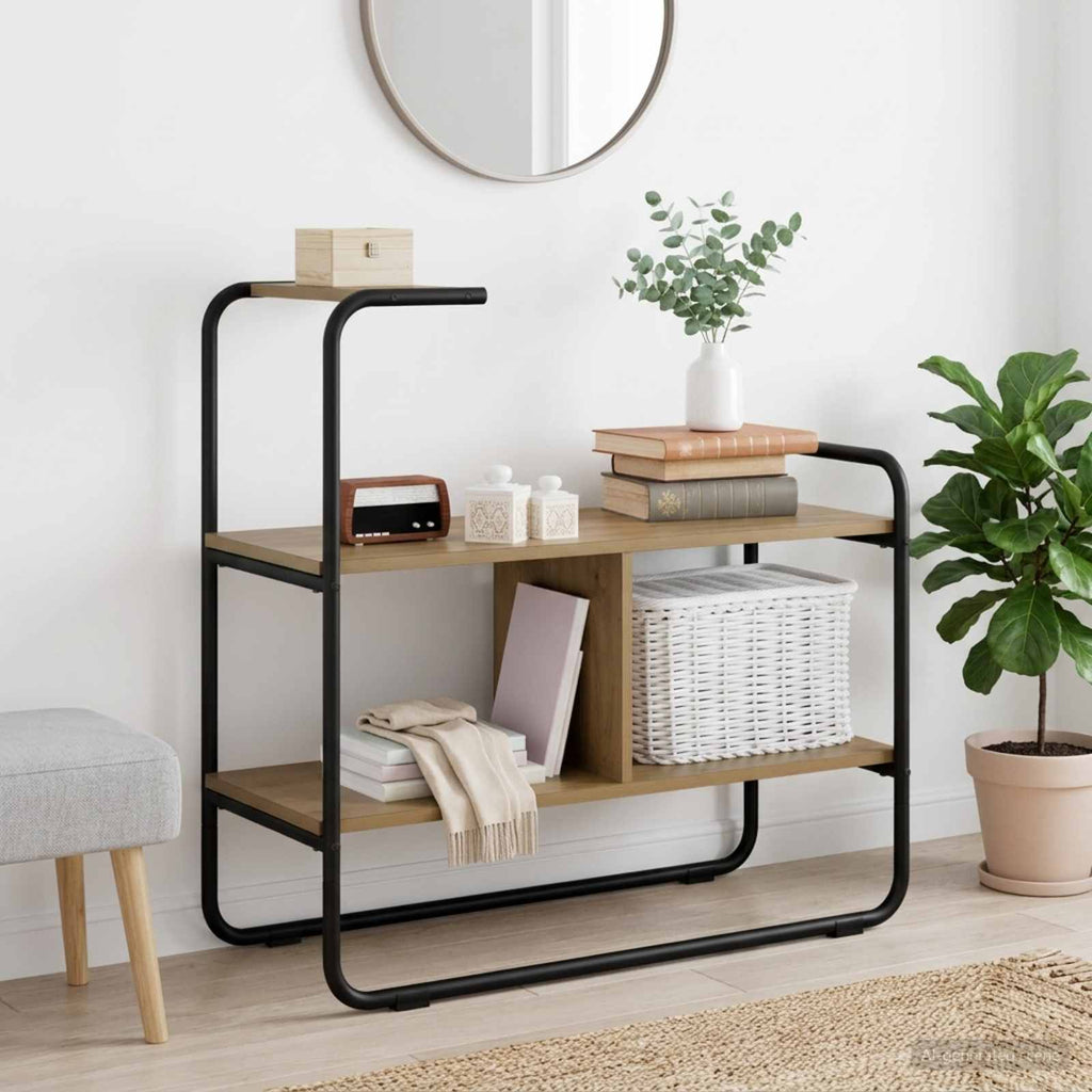 Console Table 80 X 35 X 75 Cm Engineered Wood