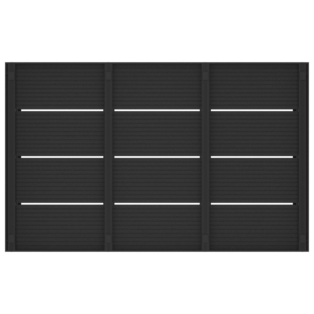 Shower Base Plate Black 101 X 63 X 5.5 Cm Wpc
