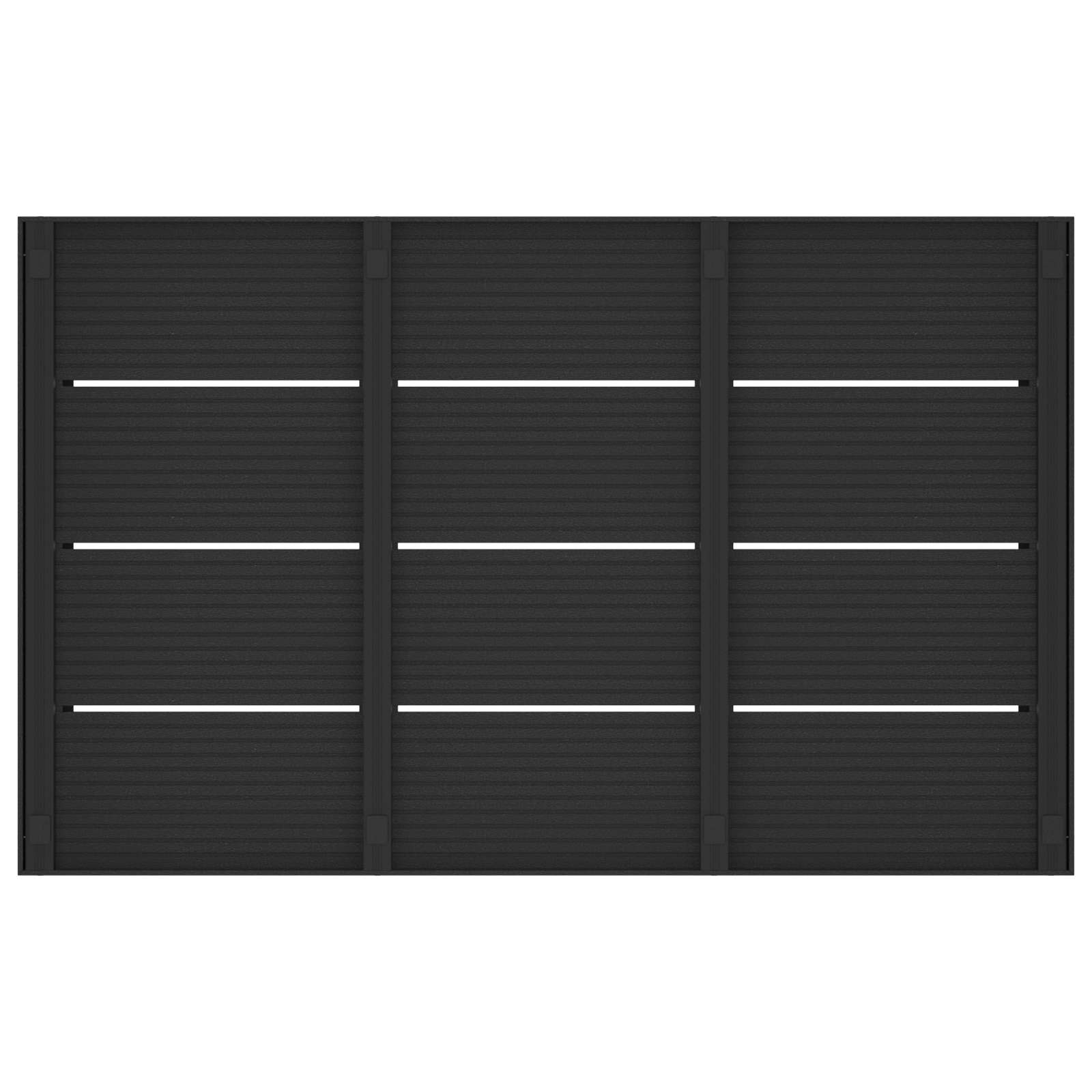 Shower Base Plate Black 101 X 63 X 5.5 Cm Wpc