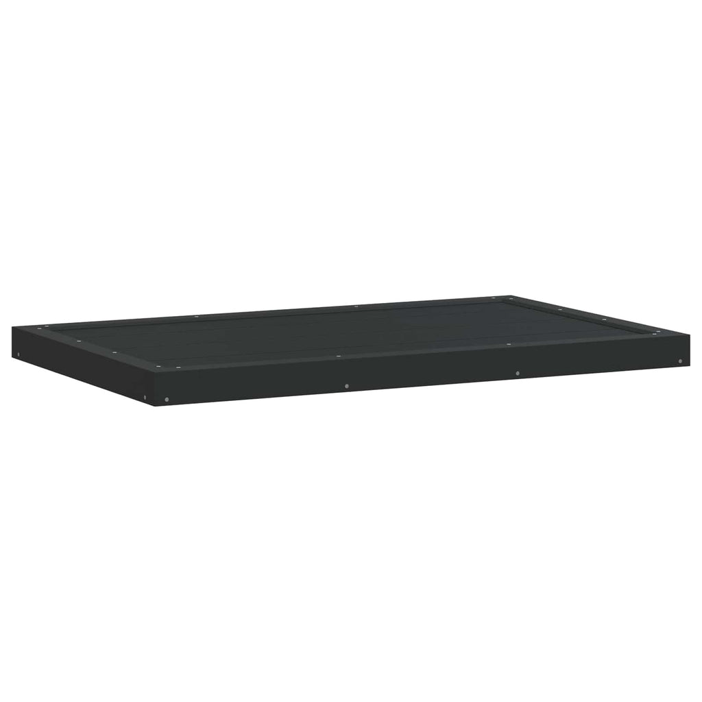 Shower Base Plate Black 101 X 63 X 5.5 Cm Wpc