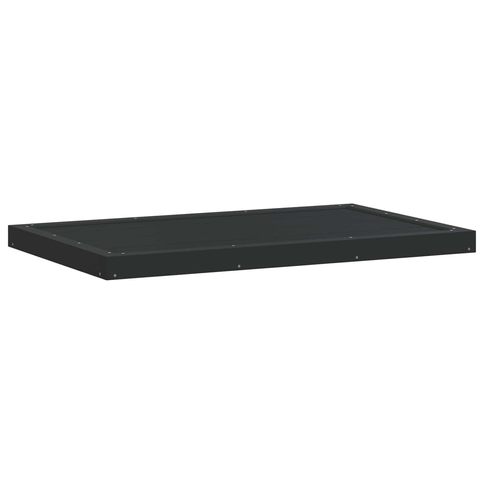 Shower Base Plate Black 101 X 63 X 5.5 Cm Wpc