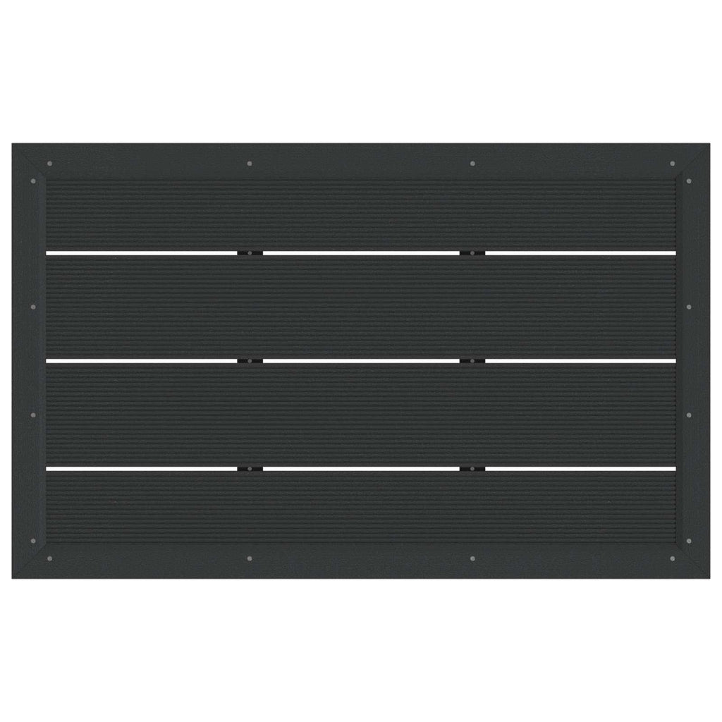 Shower Base Plate Black 101 X 63 X 5.5 Cm Wpc