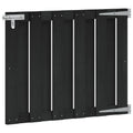 Garden Gate 100 X 80 Cm Wpc And Aluminium Black