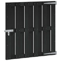 Garden Gate 100 X 100 Cm Wpc And Aluminium Black