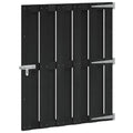 Garden Gate 100 X 112 Cm Wpc And Aluminium Black