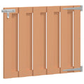 Garden Gate 100 X 80 Cm Wpc And Aluminium Brown
