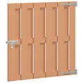 Garden Gate 100 X 100 Cm Wpc And Aluminium Brown
