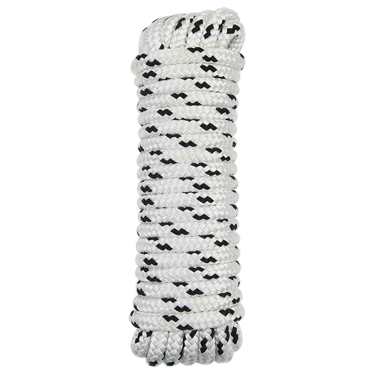 Ropes & Hardware Cable Boat Rope 1 Polyester Black White White And Black White 1