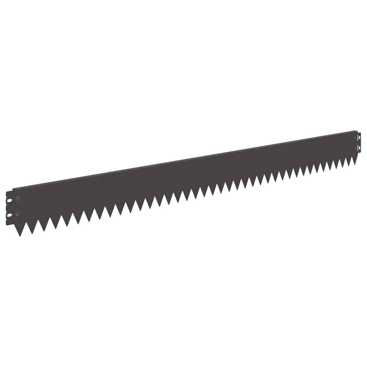 Garden Borders & Edging Lawn 10 Pcs 103 X Steel Weathering Steel Black White Bla
