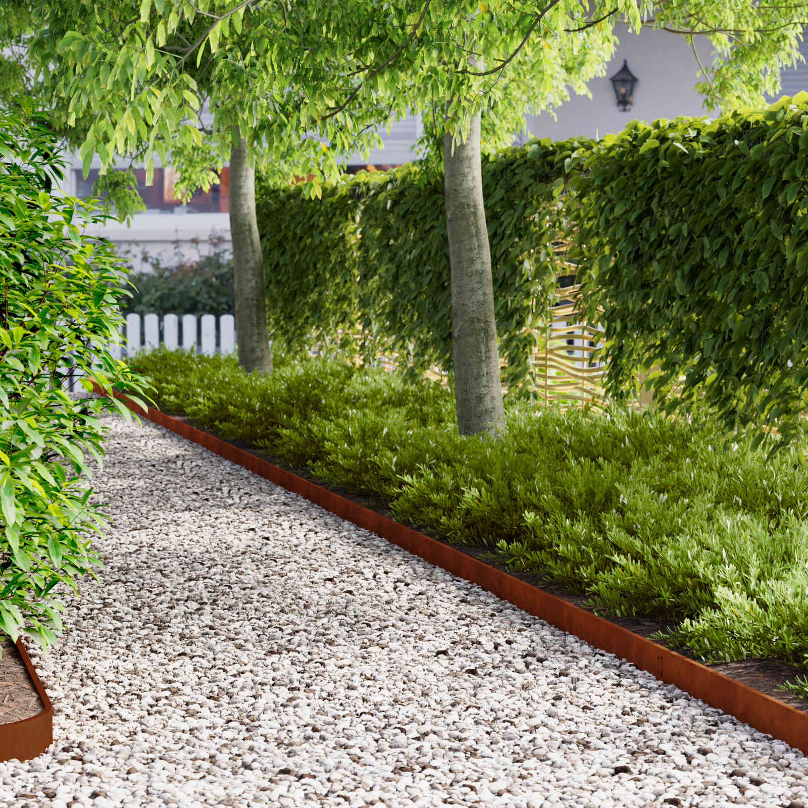 Lawn Edging 10 Pcs 103 X Steel