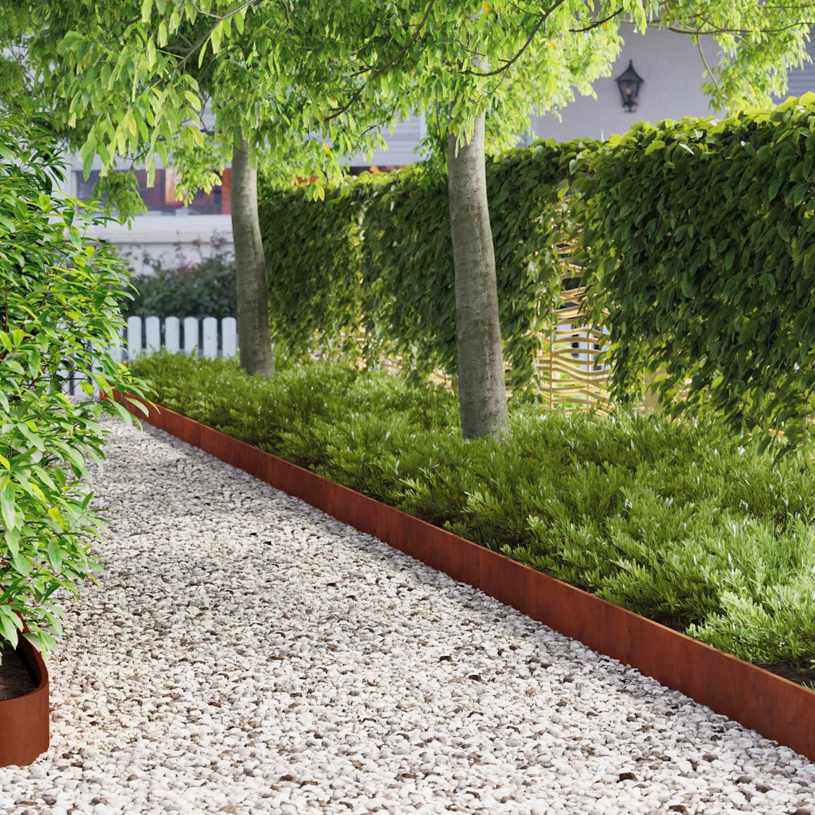 Lawn Edging 10 Pcs 103 X Steel