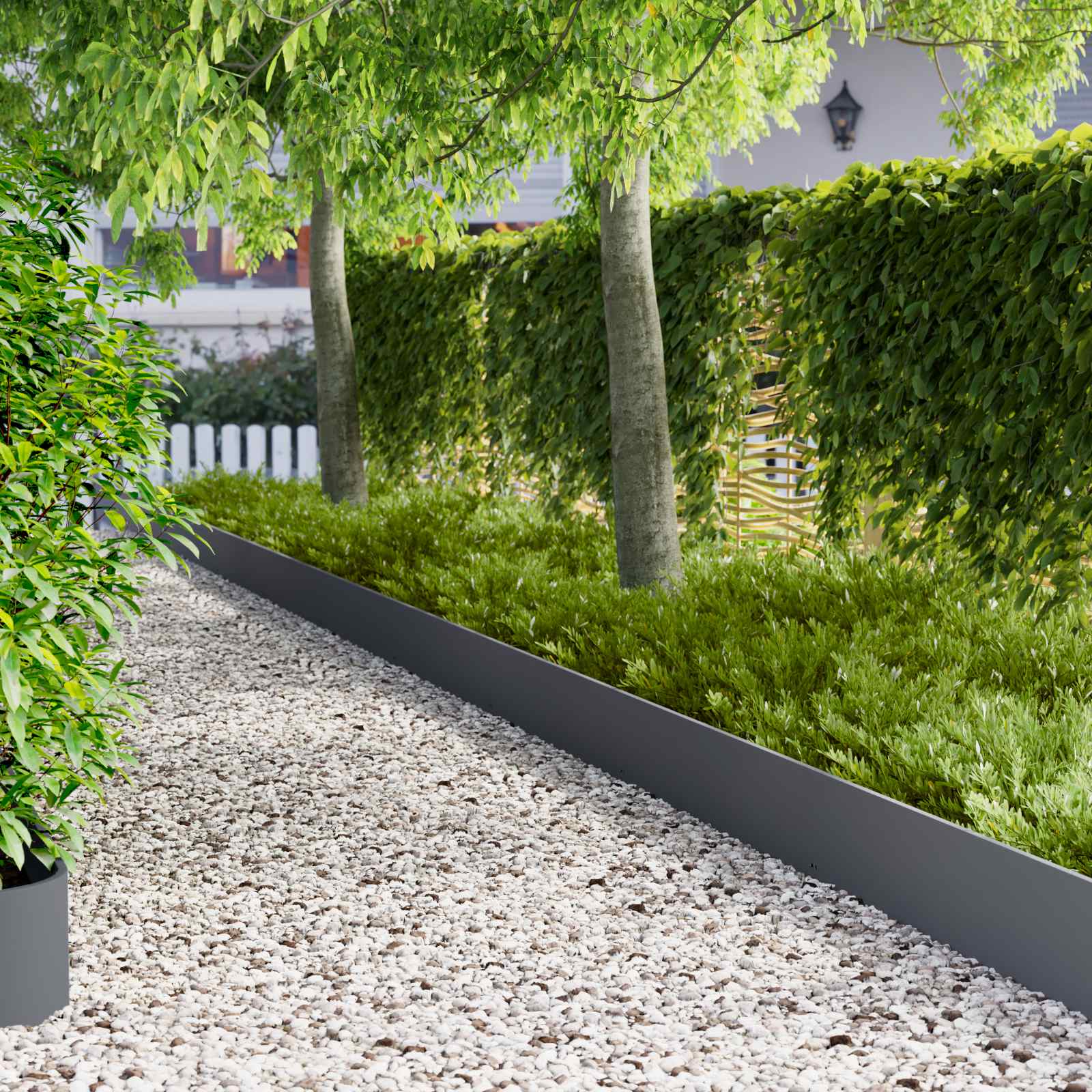 Lawn Edging 10 Pcs 103 X Steel