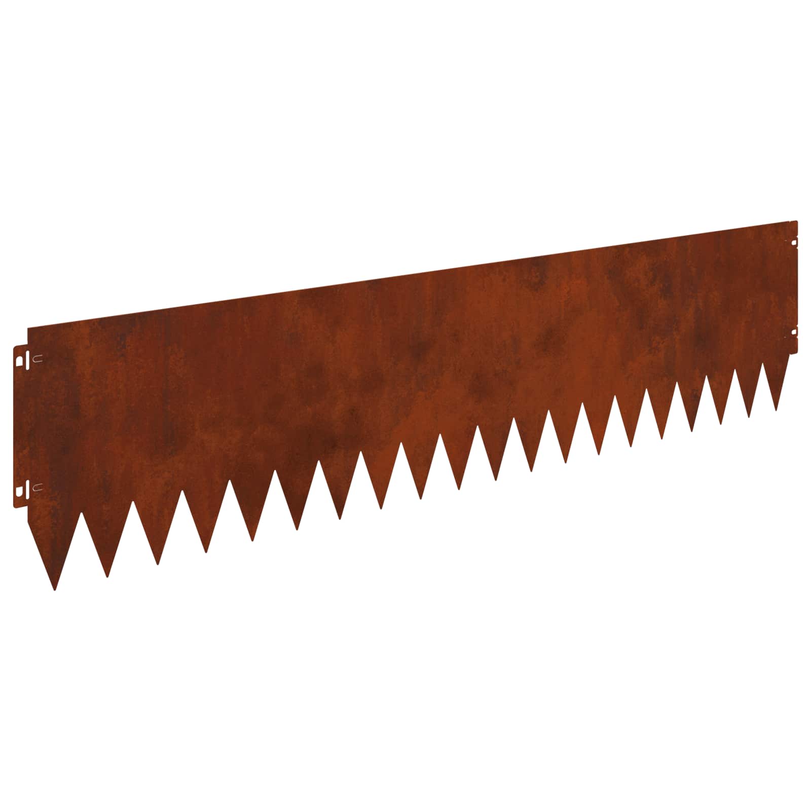 Lawn Edging 10 Pcs 103 X Steel Rusty