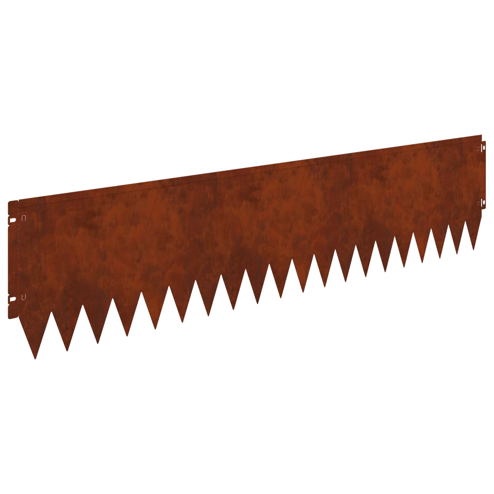 Lawn Edging 10 Pcs 103 X Steel Rusty