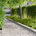 Lawn Edging 30 Pcs 102 X 15 X 4 Cm Steel Silver