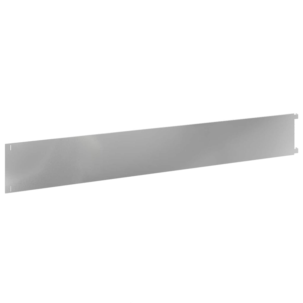Lawn Edging 30 Pcs 102 X 15 X 4 Cm Steel Silver