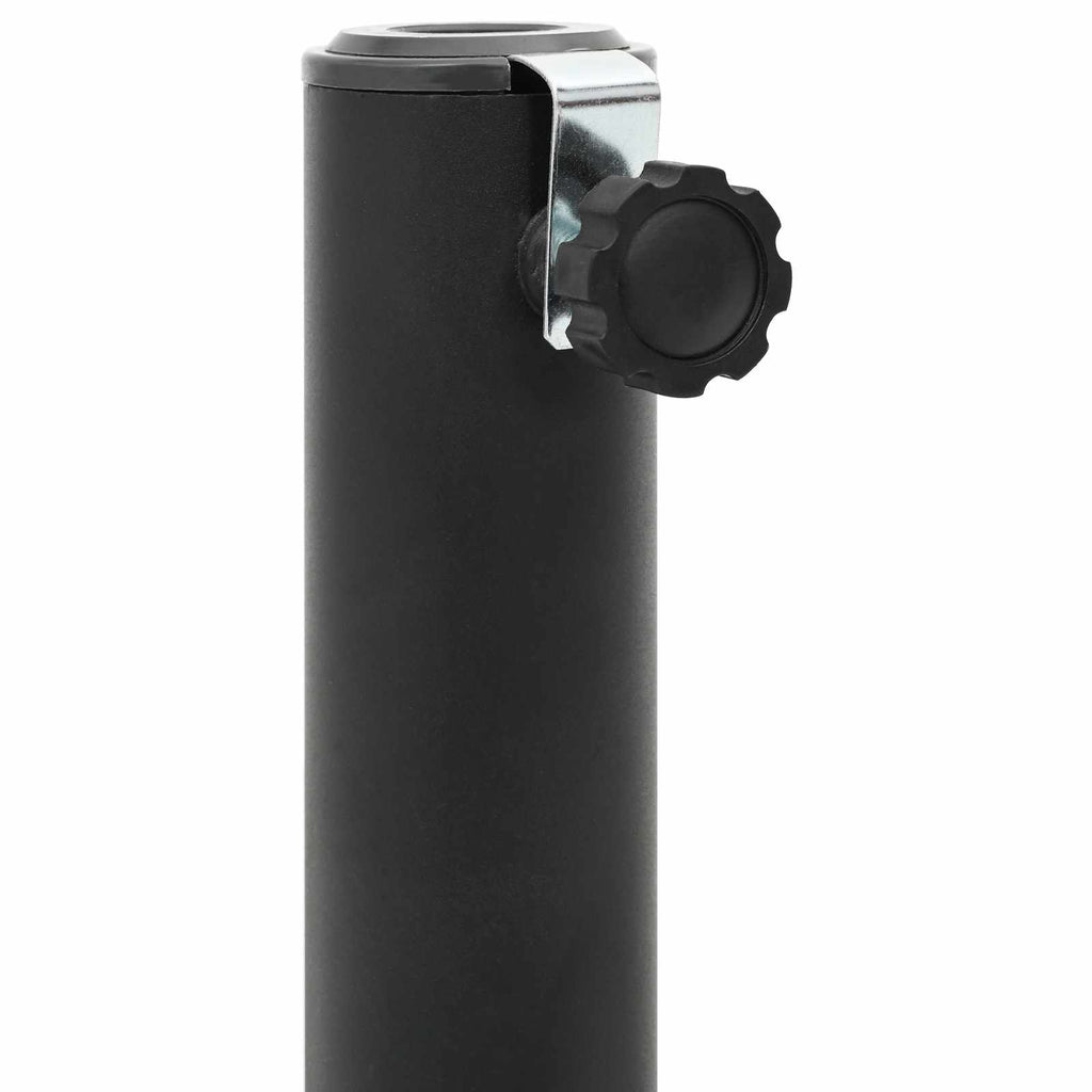 Parasol Base For 25–50 Mm Pole Manual Black Powder-Coated Steel