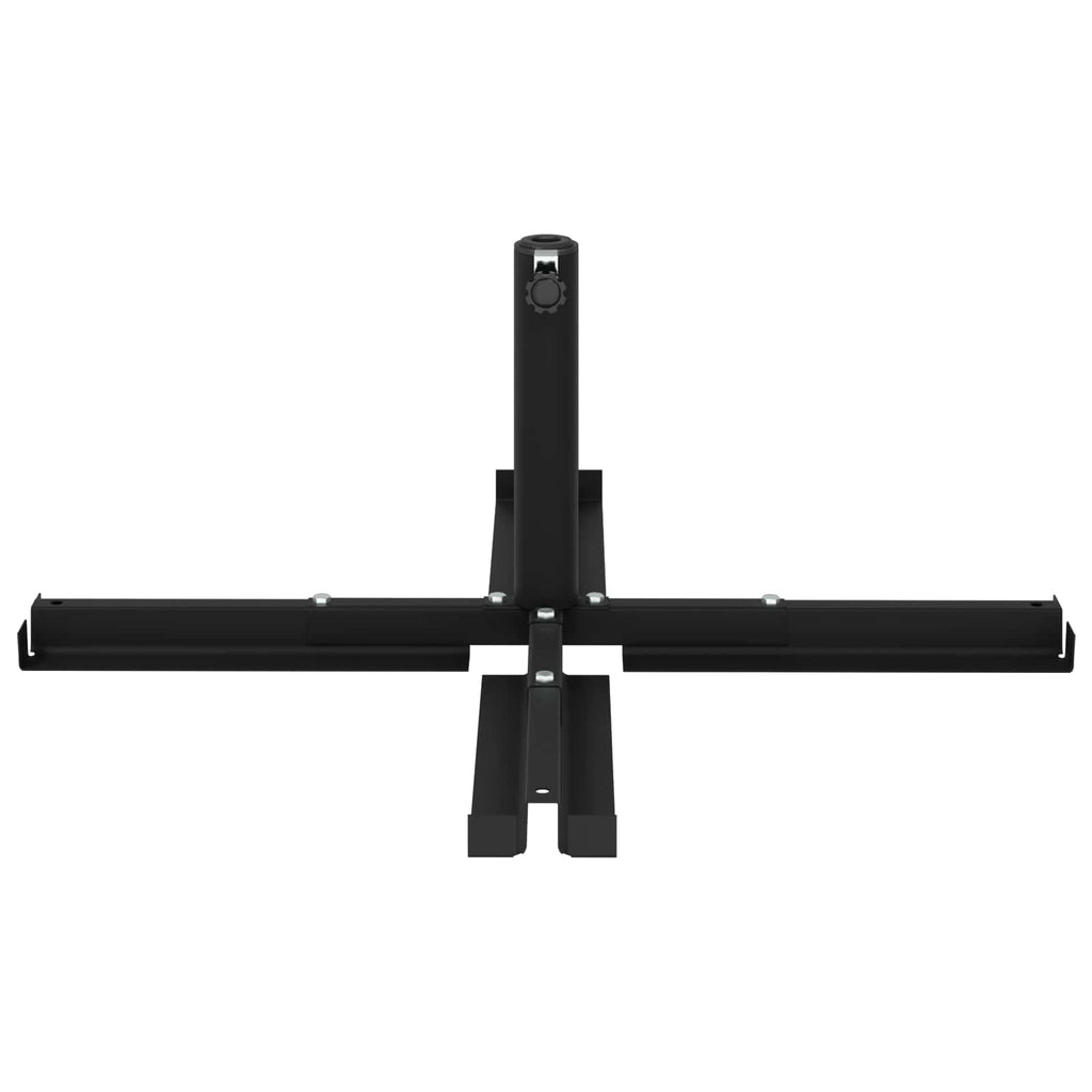 Parasol Base For 25–50 Mm Pole Manual Black Powder-Coated Steel