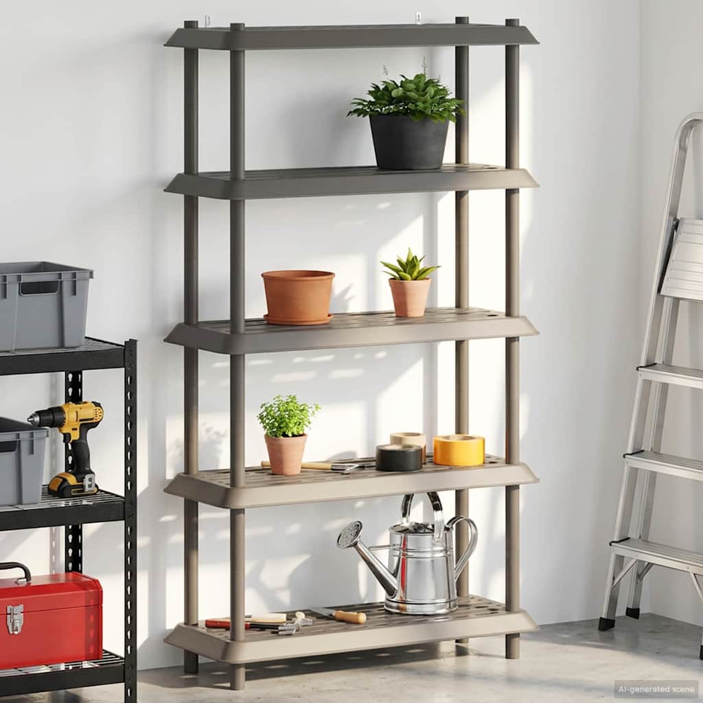 Shelving Unit 100 X 40 X 177 Cm Pp