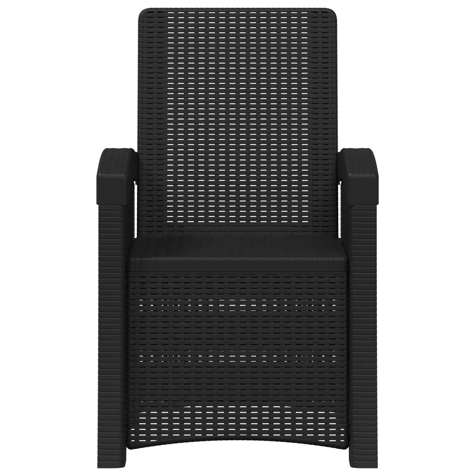 Reclining Garden Chair Rattan Look Pp