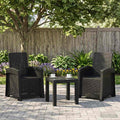 Reclining Garden Chair Rattan Look Pp