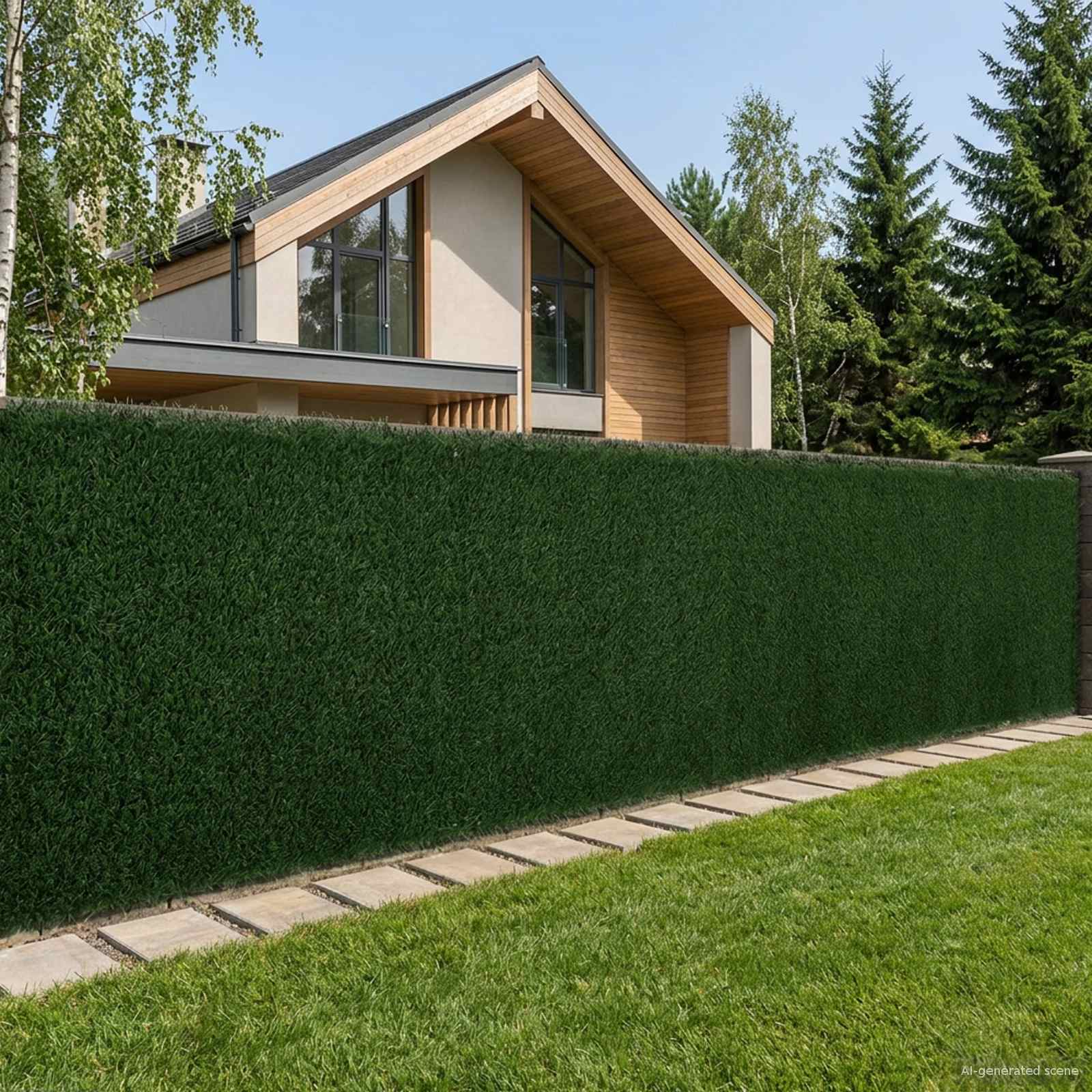 Artificial Fence Pvc And Steel