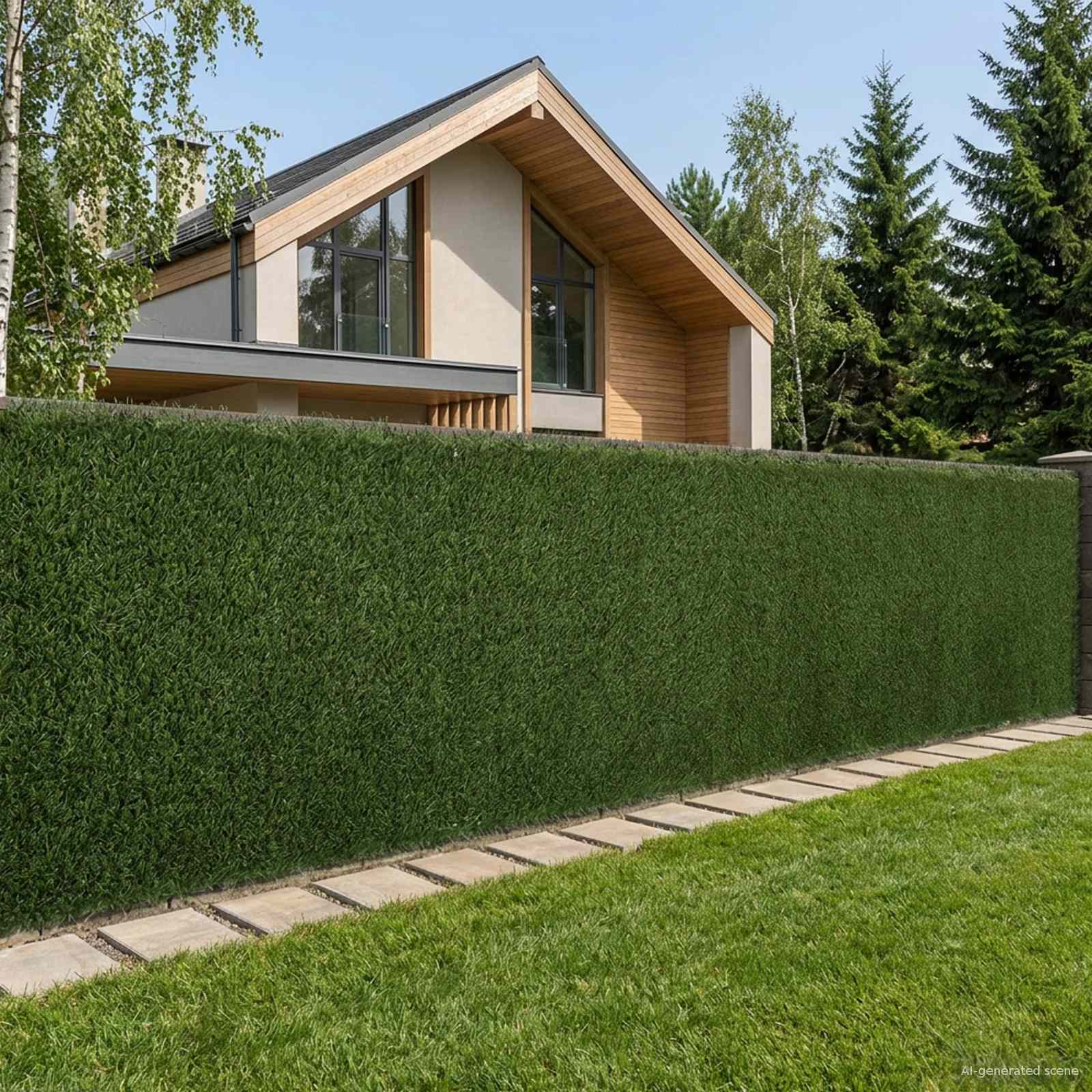 Artificial Fence Pvc And Steel