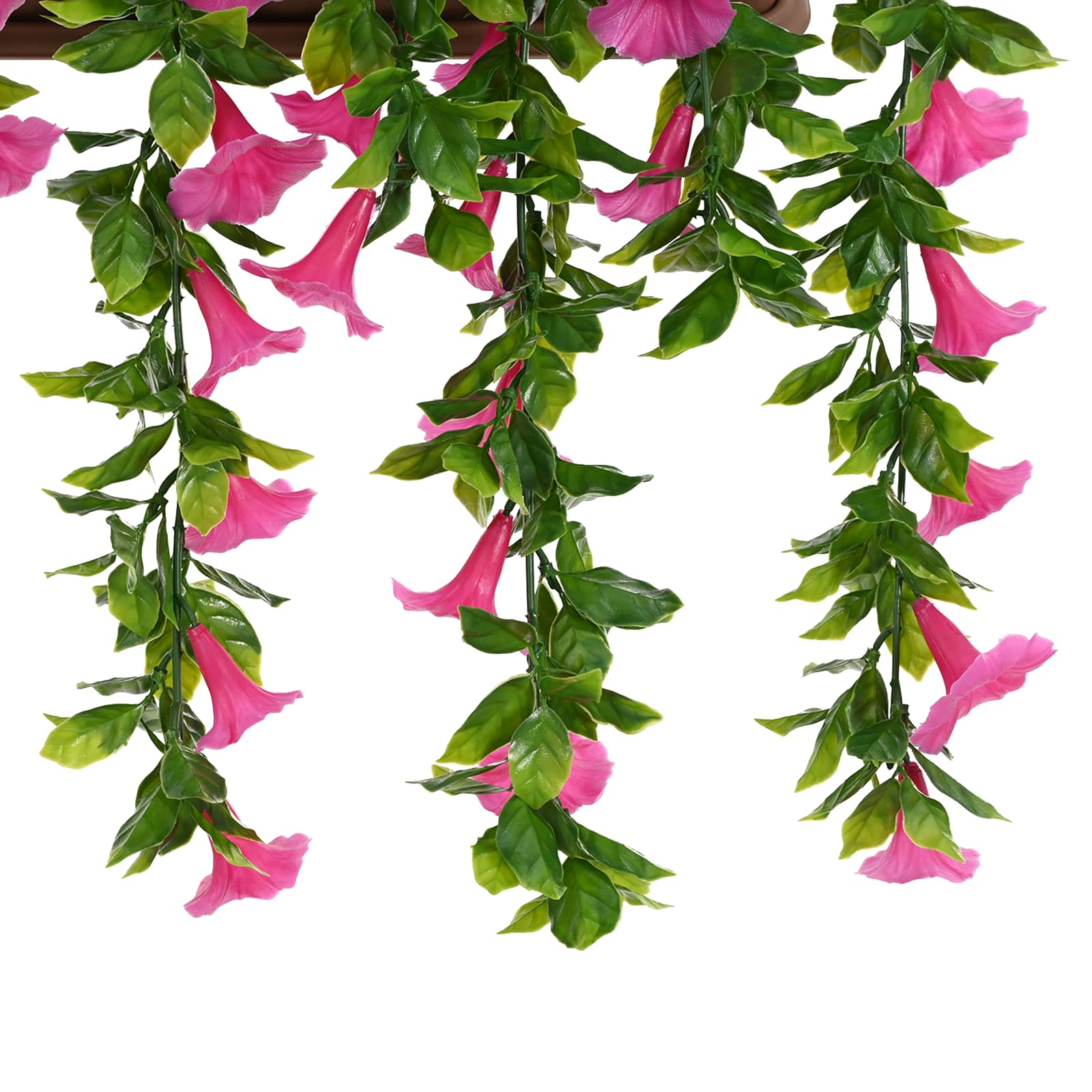 Artificial Flowers Purple Red 55 X 20 X 55 Cm Pe And Steel