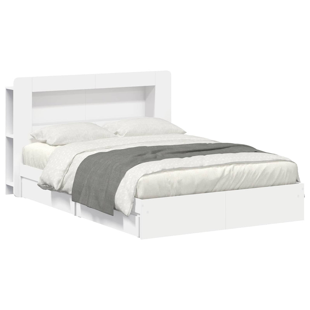 Bed Frame With Storage Engineered Wood