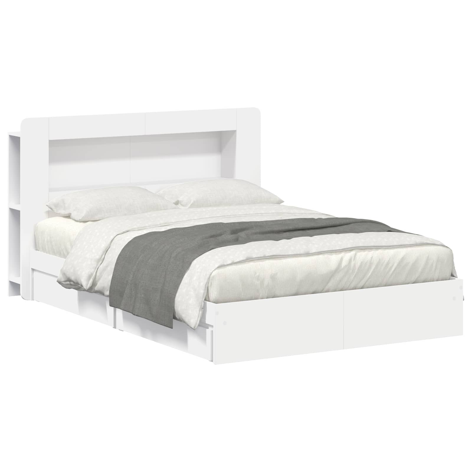 Bed Frame With Storage Engineered Wood