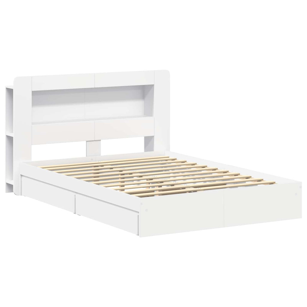 Bed Frame With Storage Engineered Wood