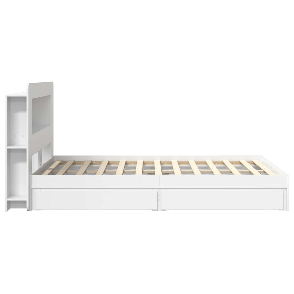 Bed Frame With Storage Engineered Wood