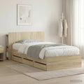 Bed Frame With Storage Engineered Wood