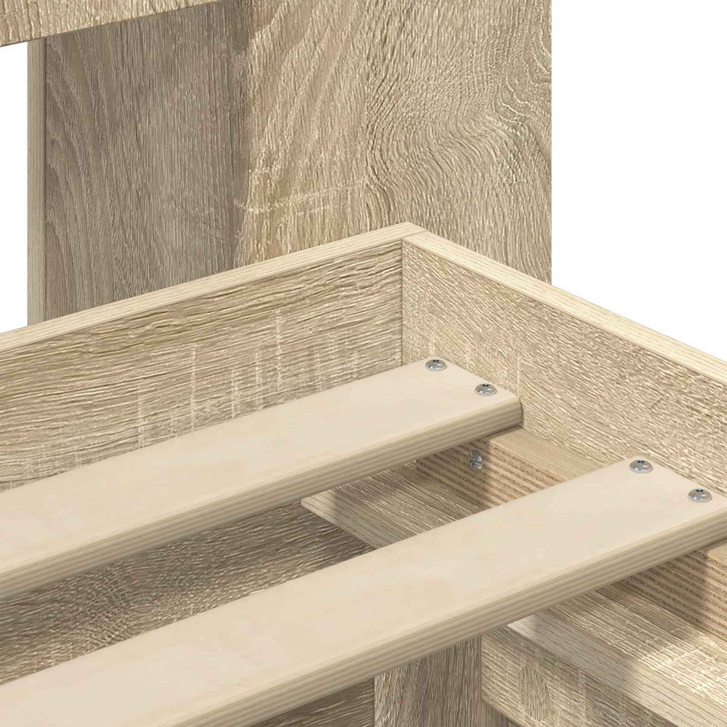 Bed Frame With Storage Engineered Wood