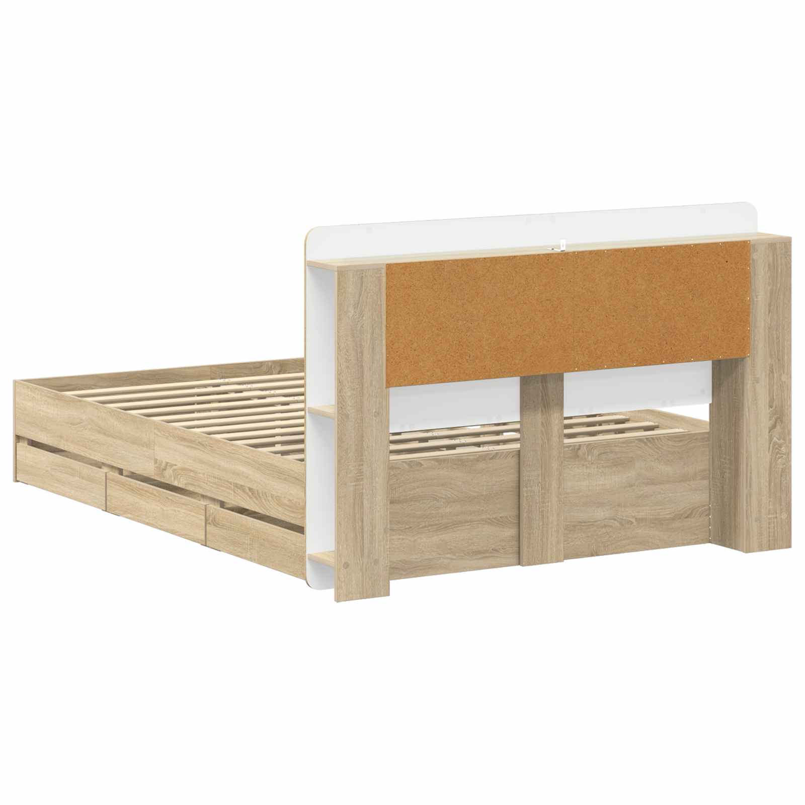 Bed Frame With Storage Engineered Wood