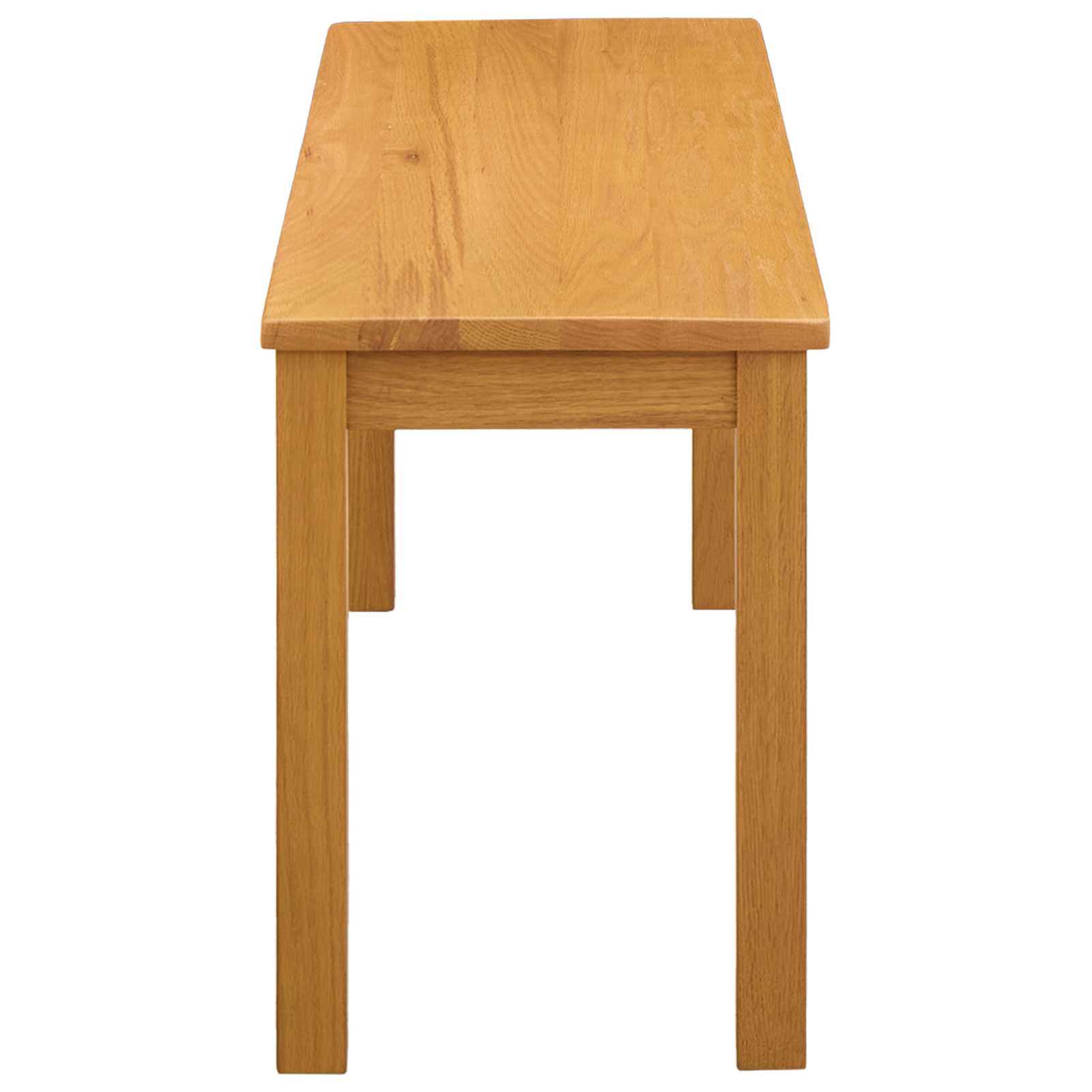 Dining Bench 95 X 32 X 45 Cm Solid Oak Wood Natural