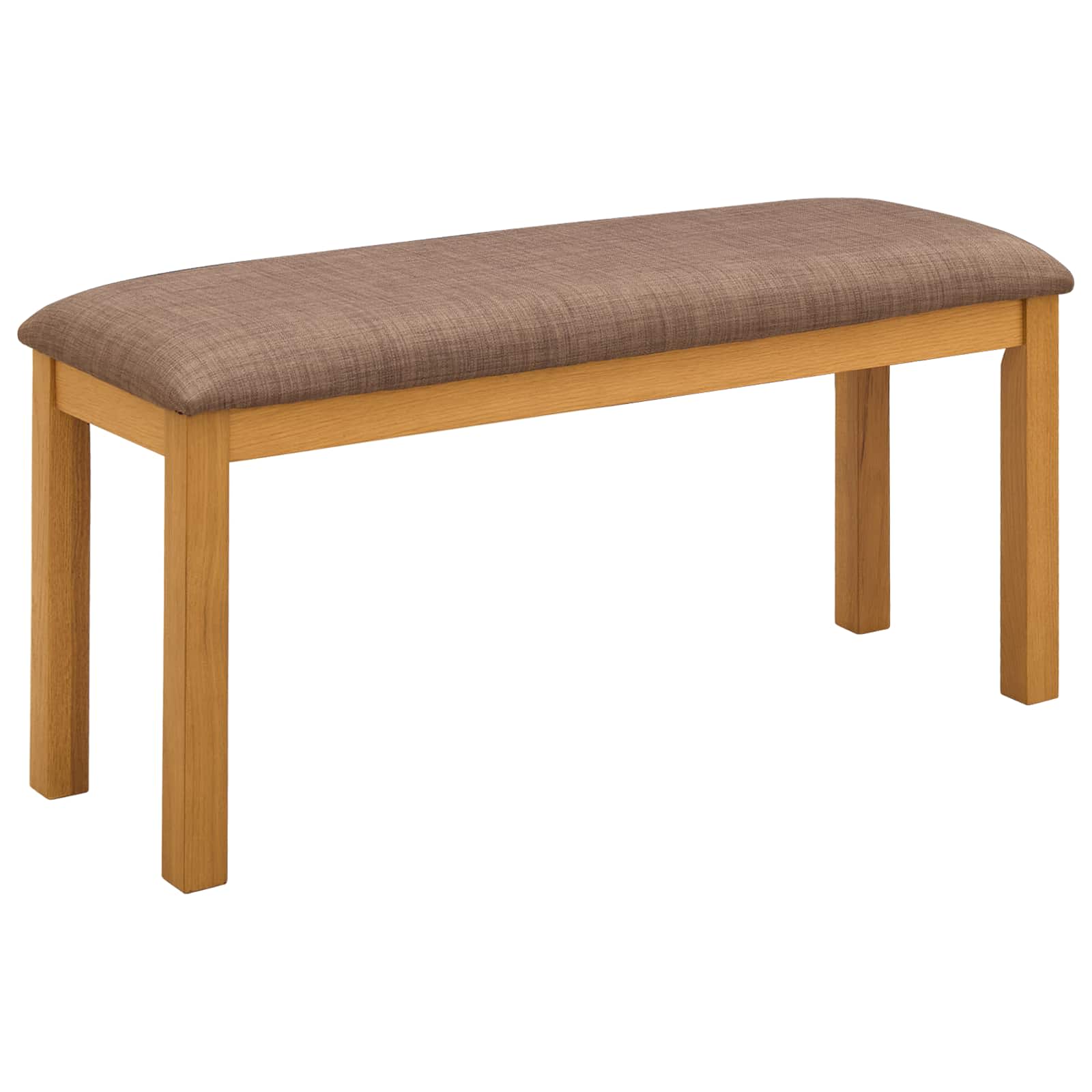 Dining Bench 95 X 32 X 45 Cm Solid Oak Wood Natural