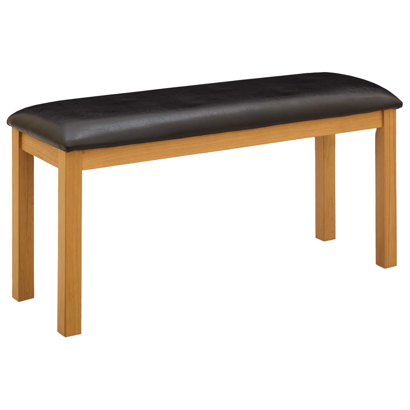 Dining Bench 95 X 32 X 45 Cm Solid Oak Wood Natural