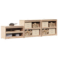 Outdoor Kitchen Cabinet With Shelf Meppel 3 Pcs