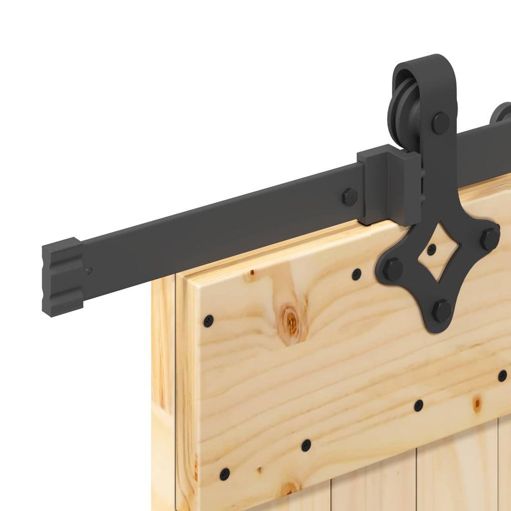 Sliding Door Narvik Natural And Black