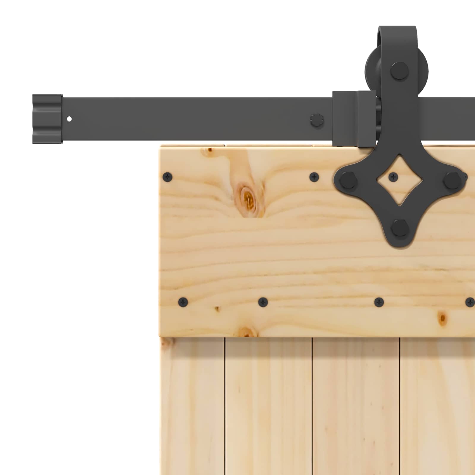 Sliding Door Narvik Natural And Black
