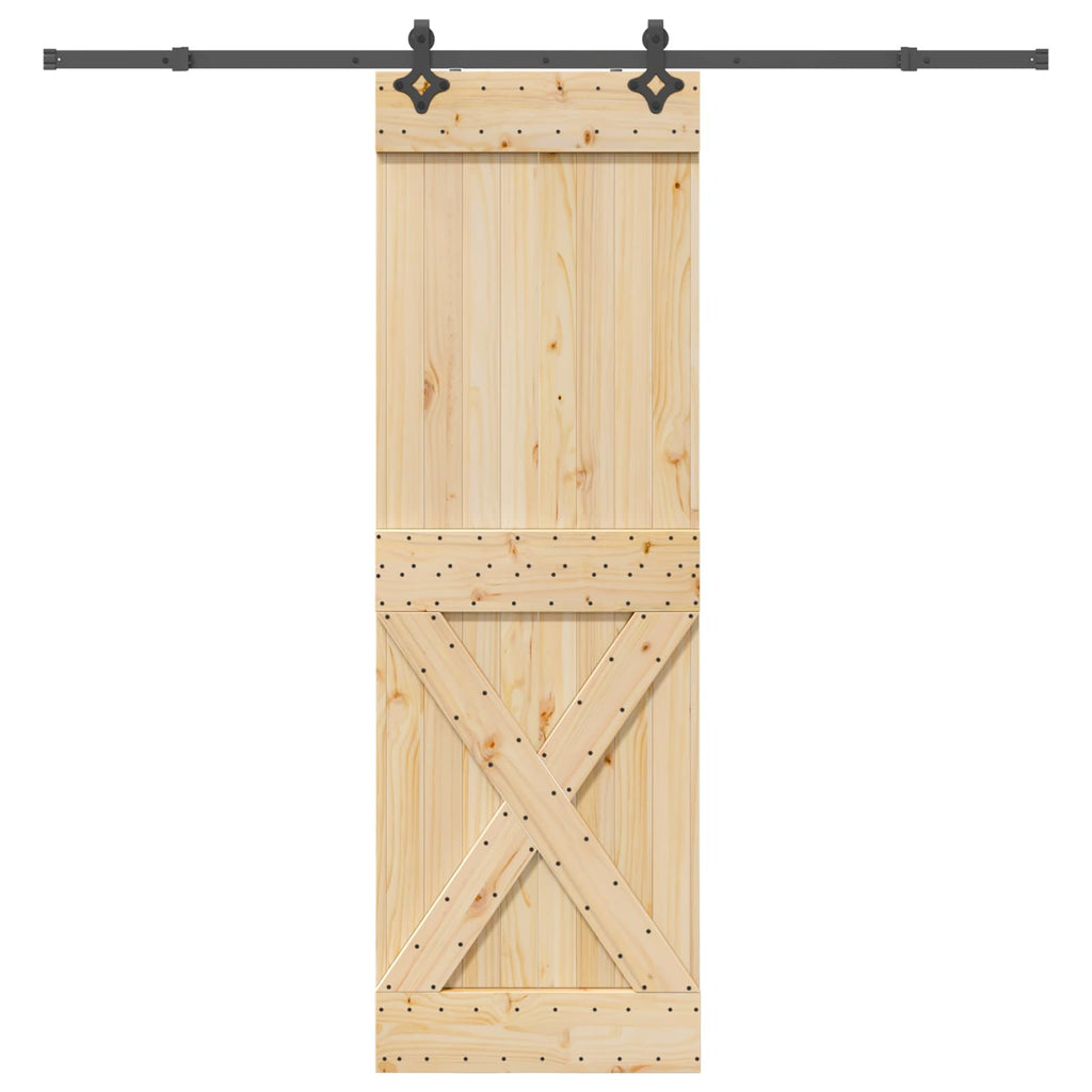 Sliding Door Narvik Natural And Black