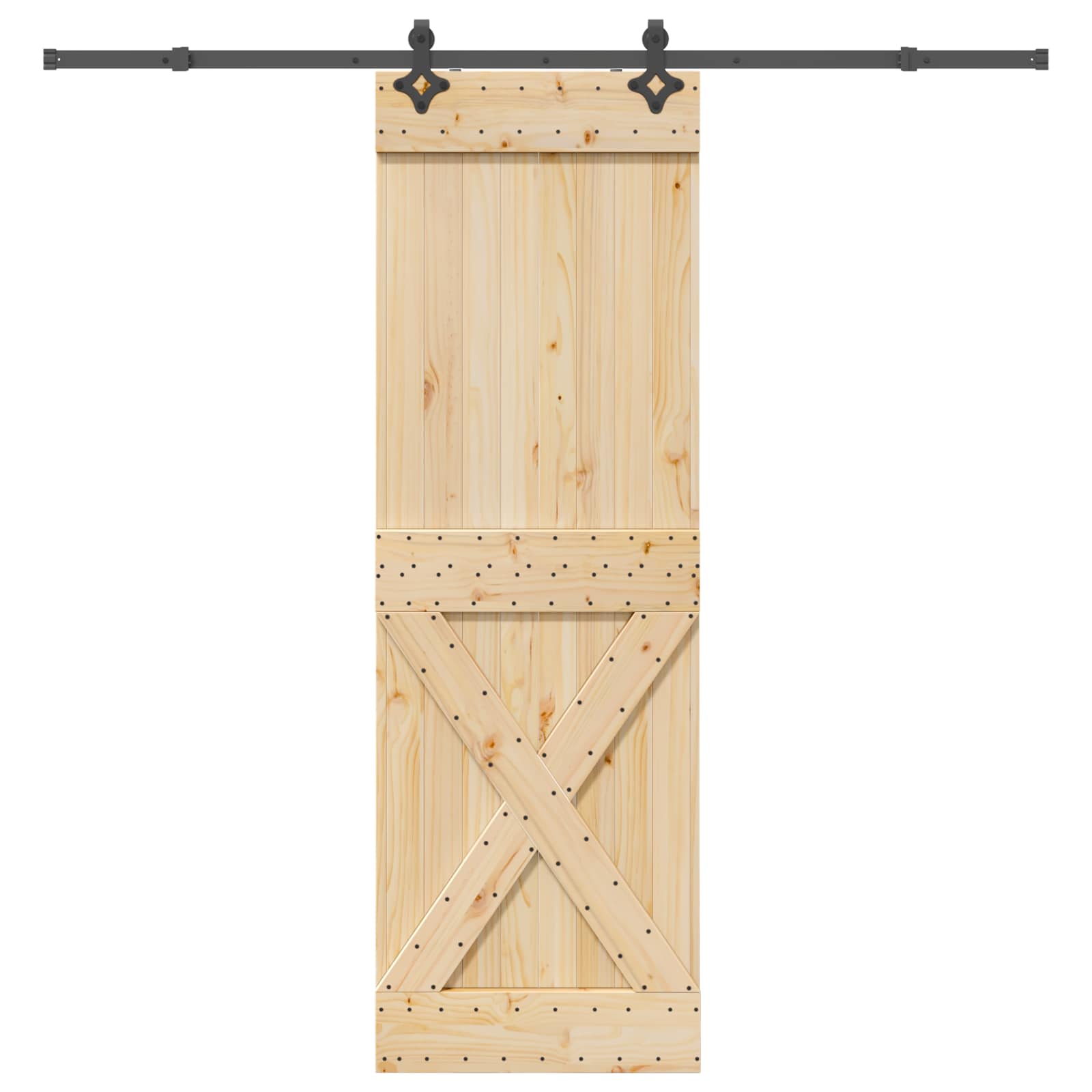 Sliding Door Narvik Natural And Black