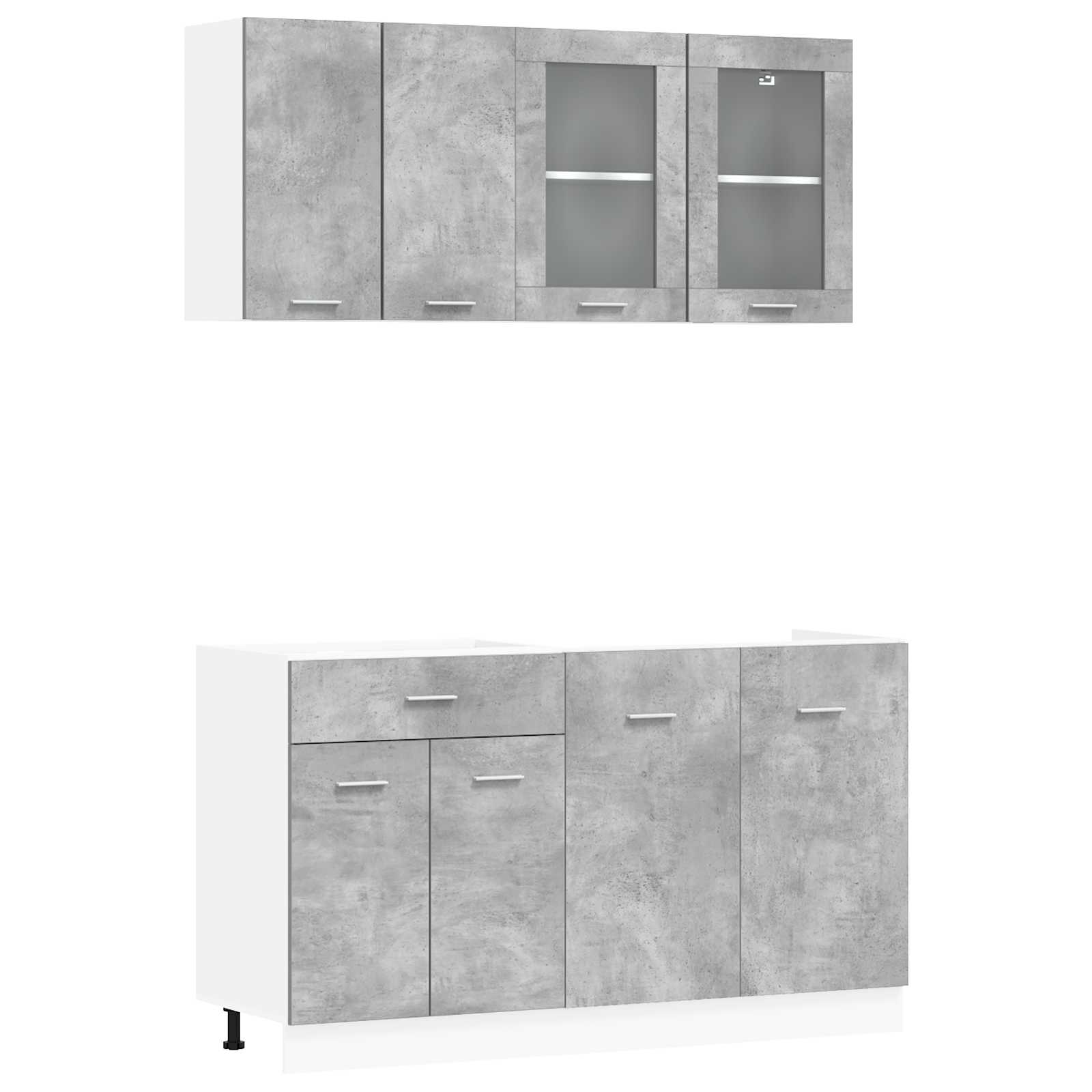Kitchen Unit Lyon 4 Pcs Engineered Wood