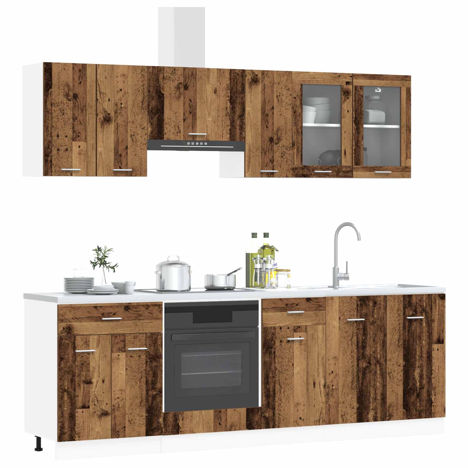 Kitchen Unit Lyon 8 Pcs Engineered Wood